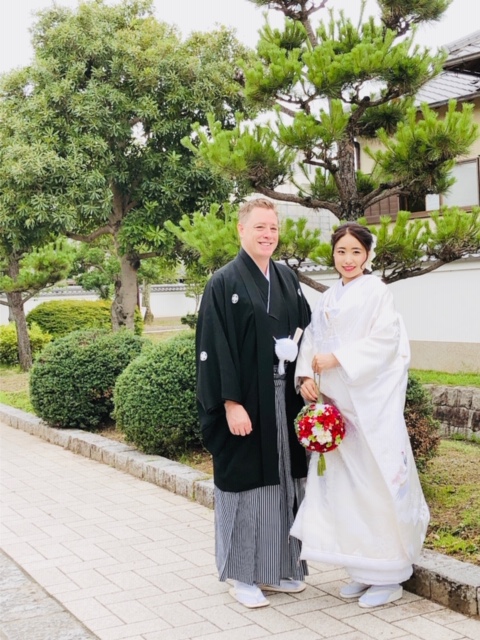 奈良　大和郡山市の薬園八幡神社にて結婚式　2019.7.6 写真