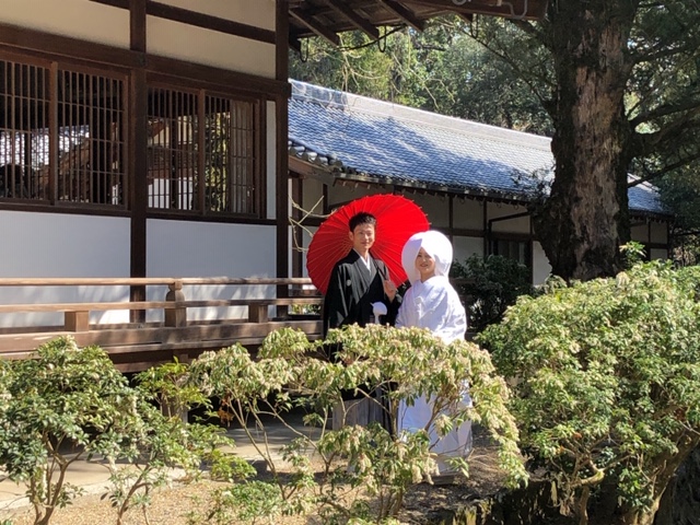 世界遺産・春日大社で結婚式　2020.3.20 写真