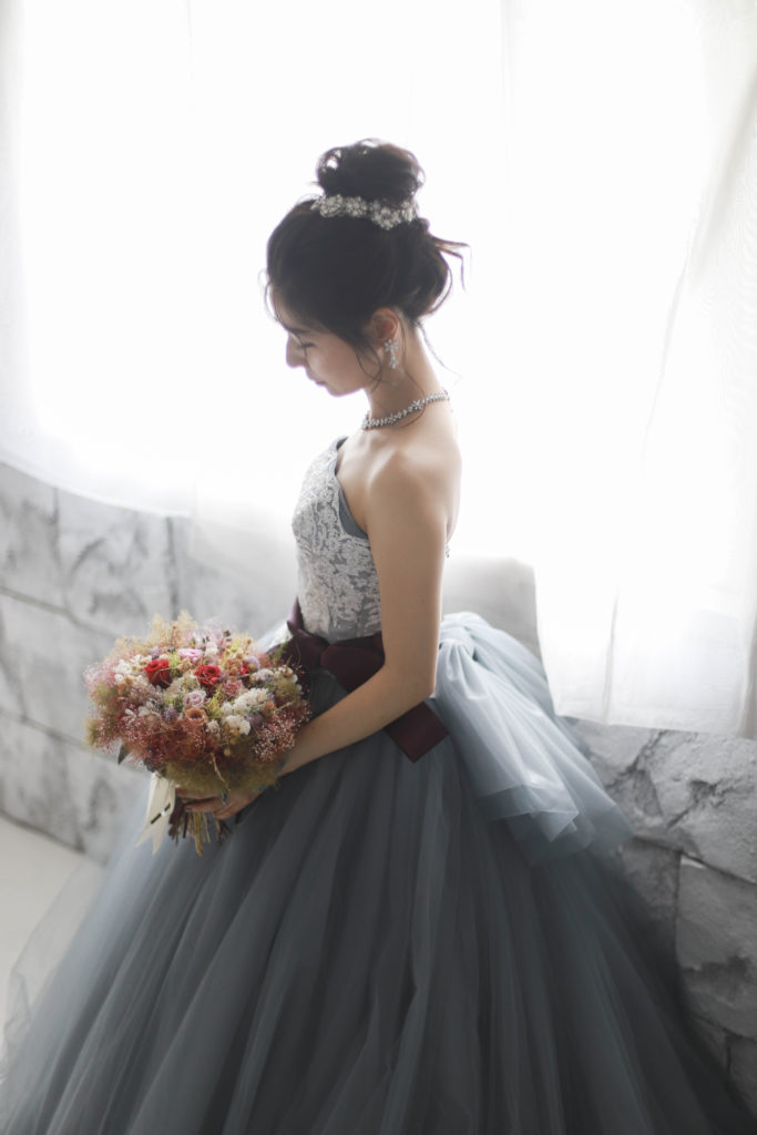 9月の春日大社 挙式　ドレス前撮り 写真