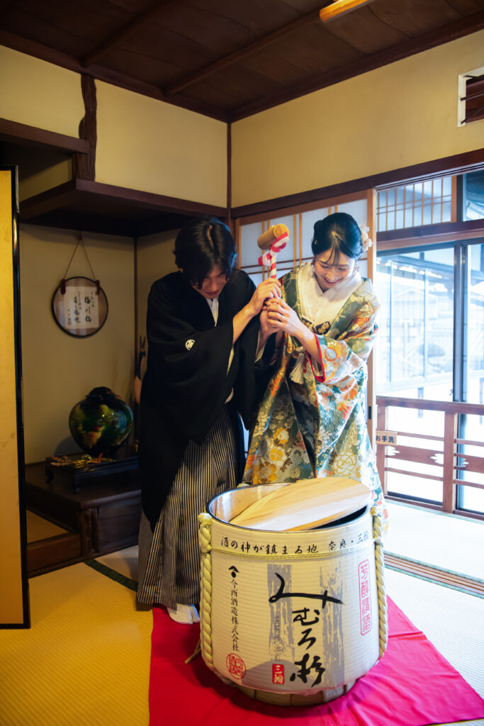 日本酒発祥の地 鏡開き 11月大神神社/大正楼 写真