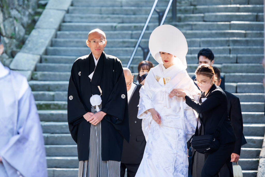 石上神宮挙式：色打掛に込めた想いとともに 写真