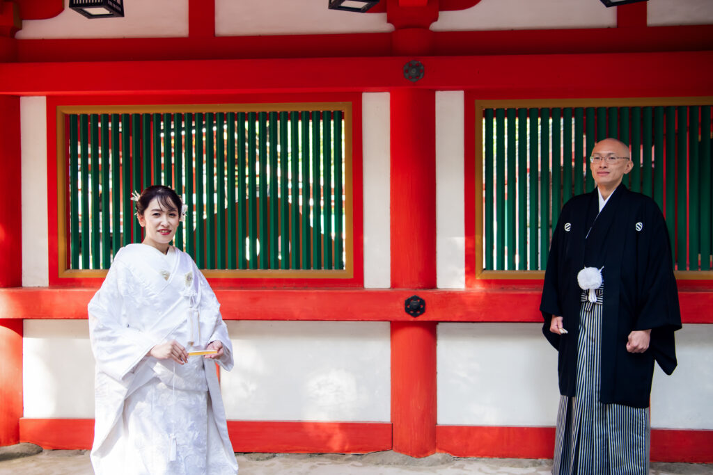 石上神宮挙式：色打掛に込めた想いとともに 写真