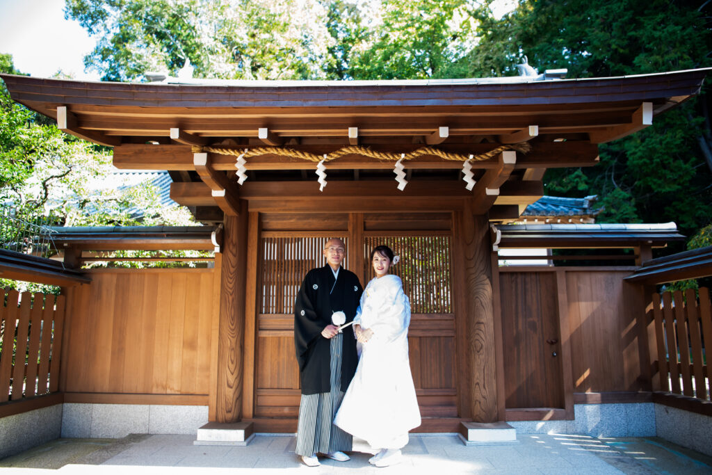 石上神宮挙式：色打掛に込めた想いとともに 写真