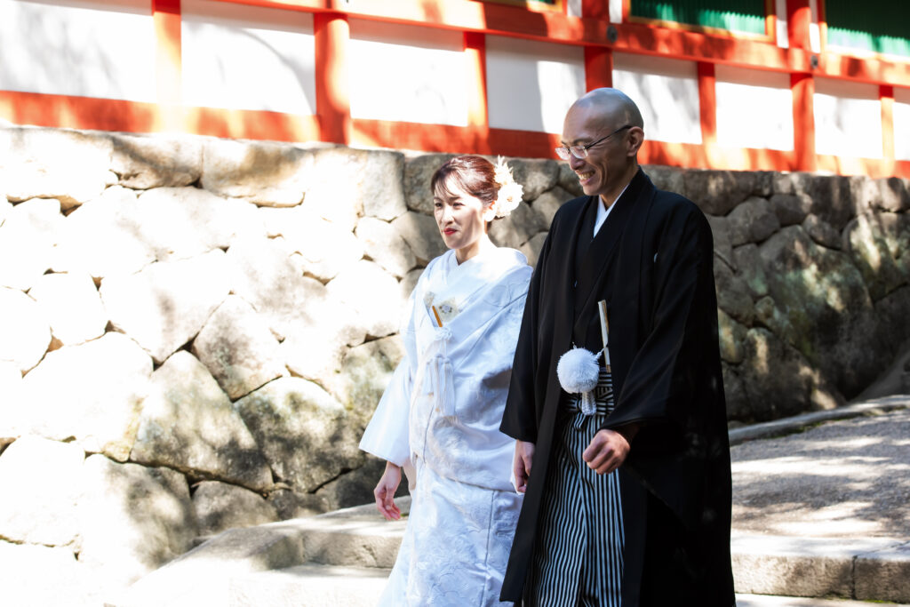 石上神宮挙式：色打掛に込めた想いとともに 写真