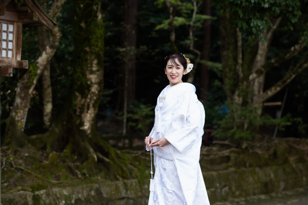 石上神宮挙式：色打掛に込めた想いとともに 写真