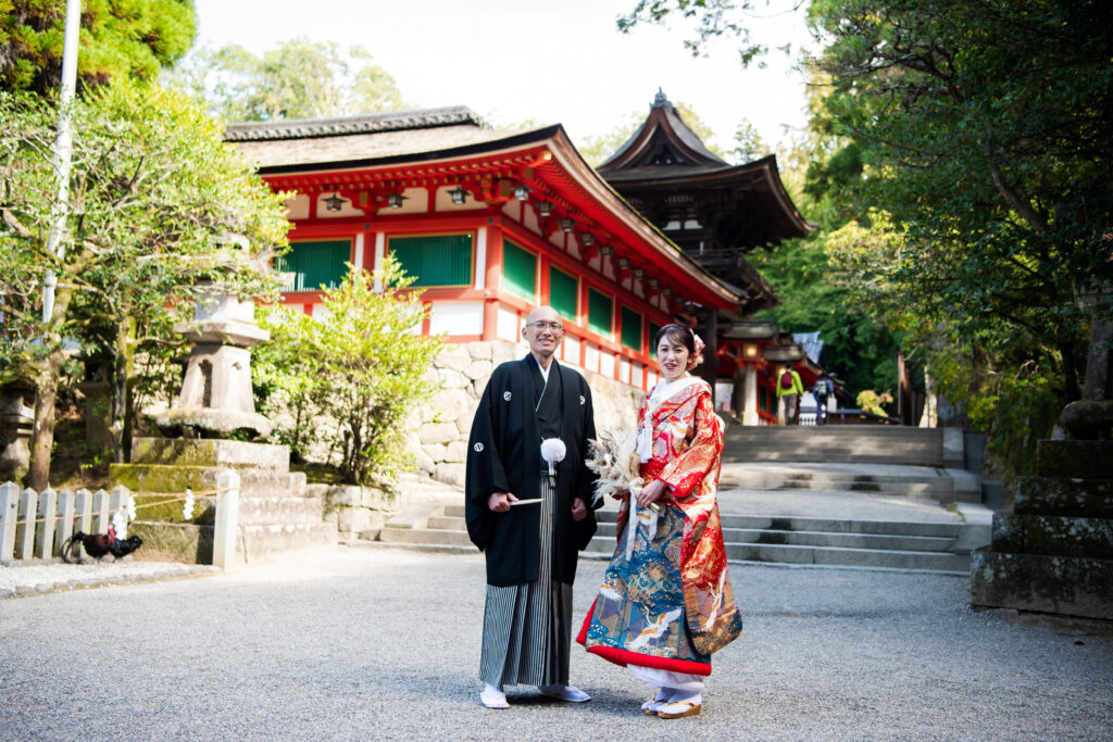 石上神宮挙式：色打掛に込めた想いとともに 写真
