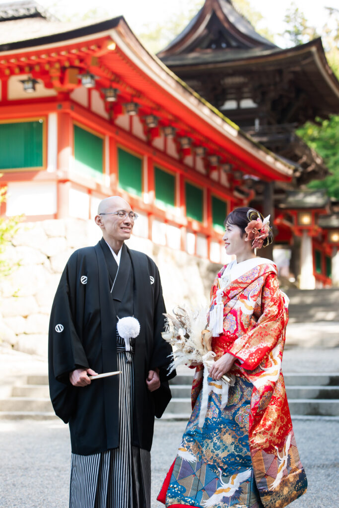 石上神宮挙式：色打掛に込めた想いとともに 写真