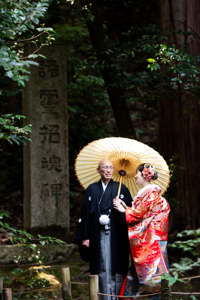 石上神宮挙式：色打掛に込めた想いとともに 写真