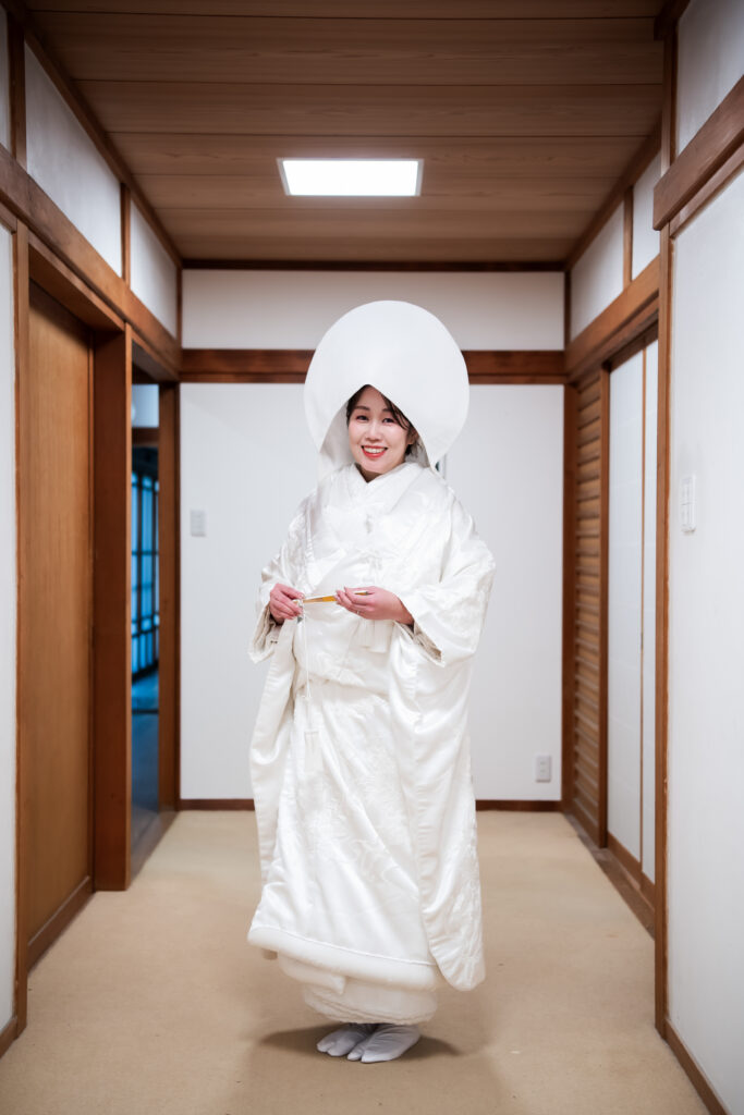 石上神宮：白無垢が映える秋の神社婚 写真